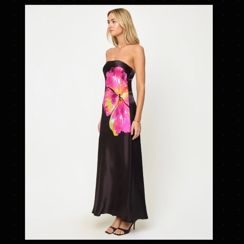 L Space - Spring In Love Dress - After Midnight Hibiscus - Picture 4 of 6